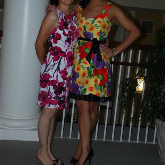 colorful cocktail dress